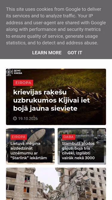Screenshot of breaking.lv
