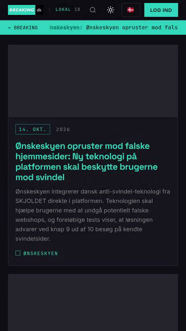 Screenshot of breaking.pt
