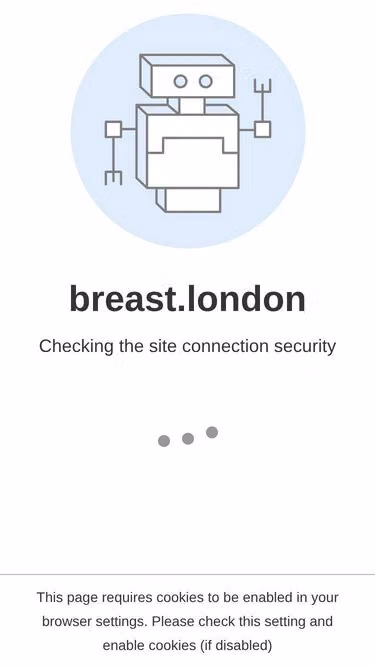 Screenshot of breast.london