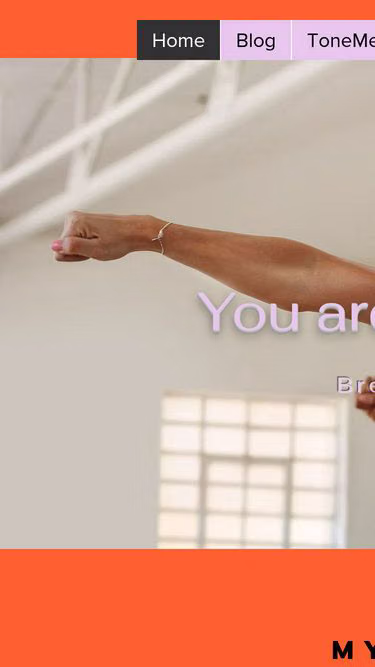 Screenshot of breeze.fit