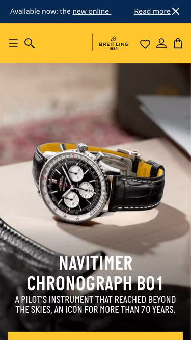 Screenshot of breitling.site