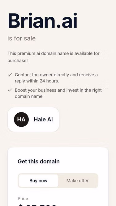 Screenshot of brian.ai