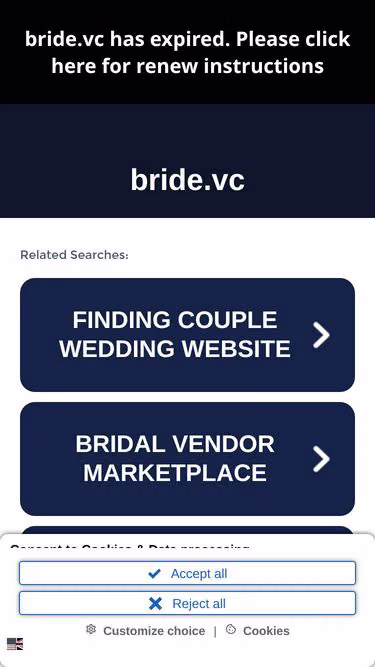 Screenshot of bride.vc
