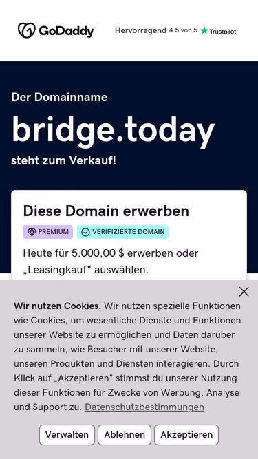 Screenshot of bridge.today