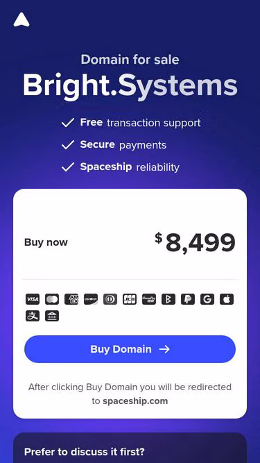 Screenshot of bright.systems
