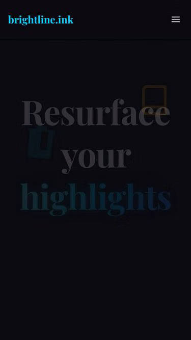 Screenshot of brightline.ink