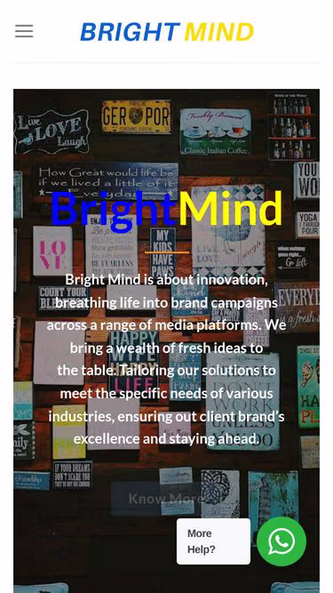Screenshot of brightmind.id