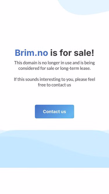 Screenshot of brim.no