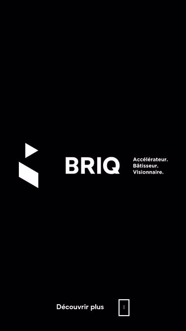 Screenshot of briq.ch