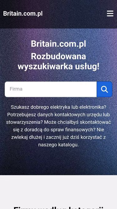 Screenshot of britain.com.pl