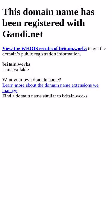 Screenshot of britain.works