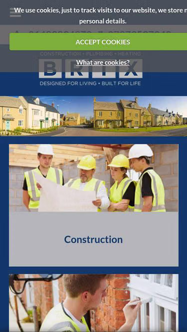 Screenshot of brix.co.uk