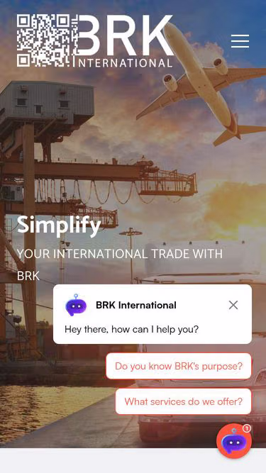 Screenshot of brk.international