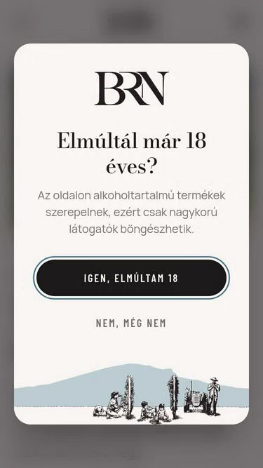 Screenshot of brn.hu