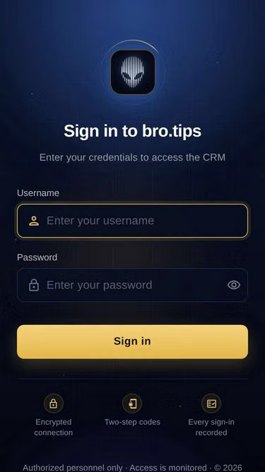 Screenshot of bro.tips