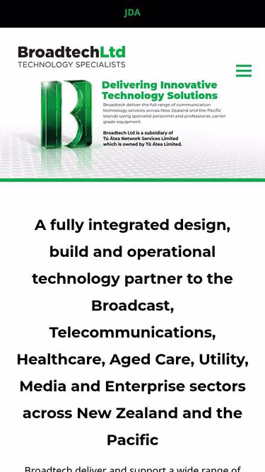 Screenshot of broadcast.co.nz