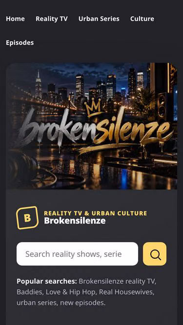 Screenshot of brokensilenze.pro