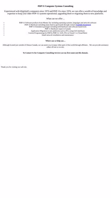 Screenshot of brook.ca
