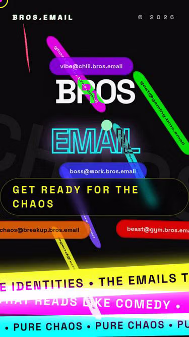 Screenshot of bros.email