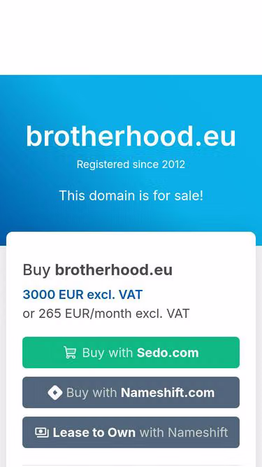 Screenshot of brotherhood.eu