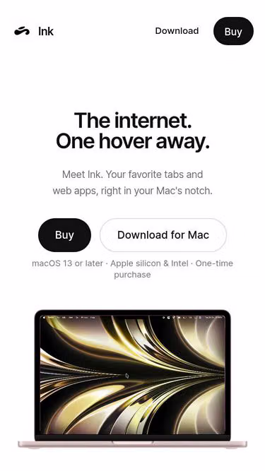 Screenshot of browser.ink