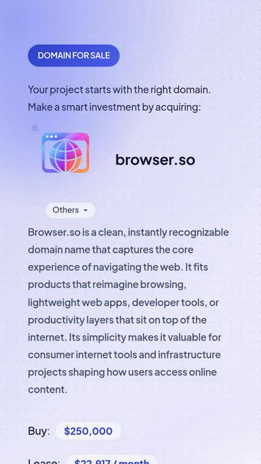 Screenshot of browser.so