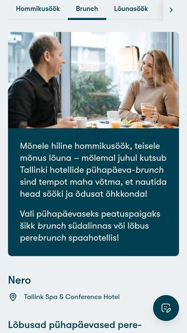 Screenshot of brunch.ee