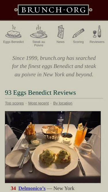 Screenshot of brunch.org