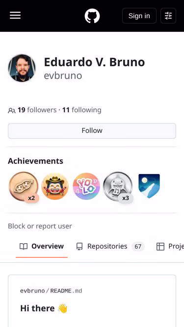 Screenshot of bruno.xyz.br