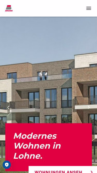 Screenshot of bruns.immobilien