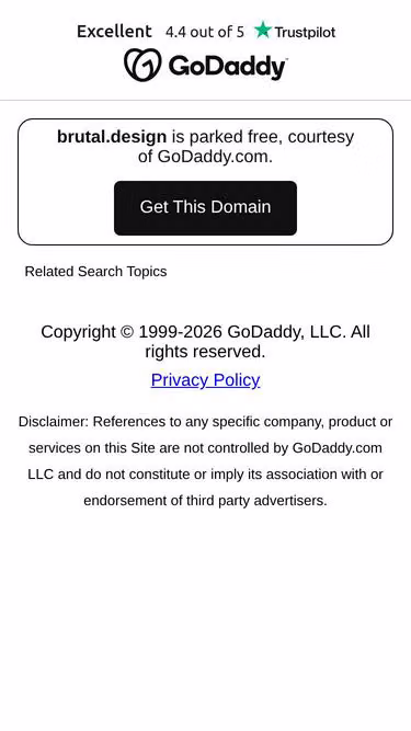Screenshot of brutal.design