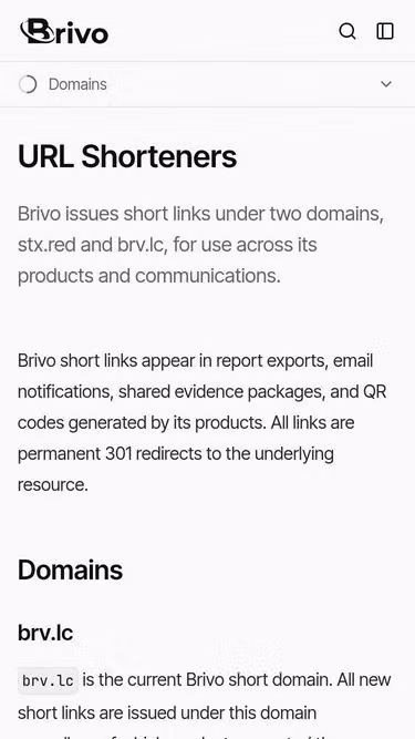 Screenshot of brv.lc