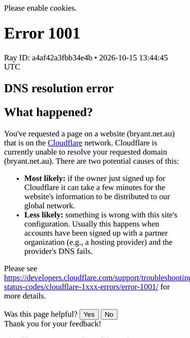 Screenshot of bryant.net.au