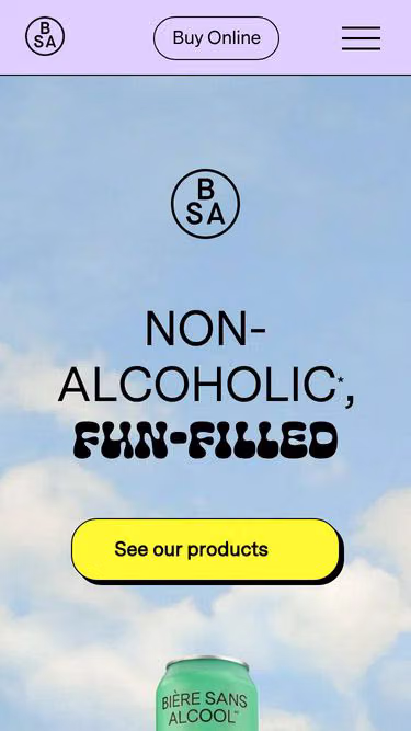Screenshot of bsa.beer