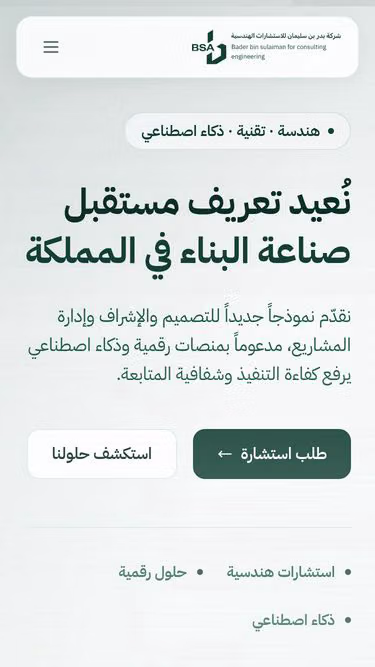 Screenshot of bsa.com.sa