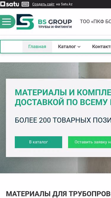 Screenshot of bsgroup.kz