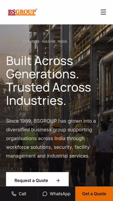 Screenshot of bsgroup.net.in