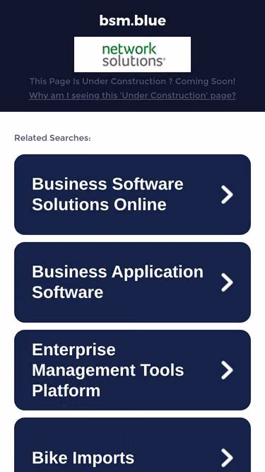 Screenshot of bsm.blue