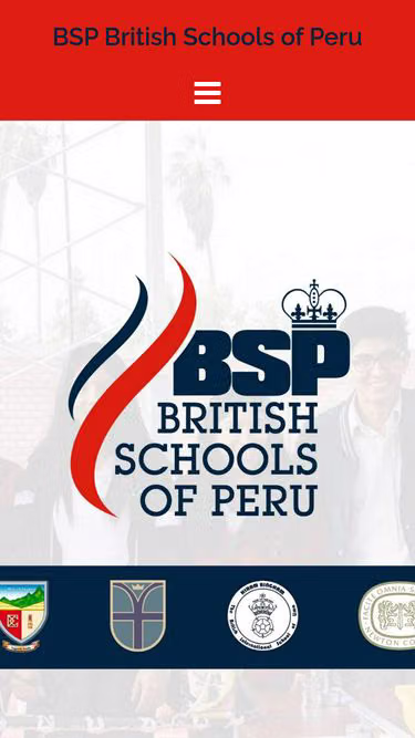 Screenshot of bsp.edu.pe