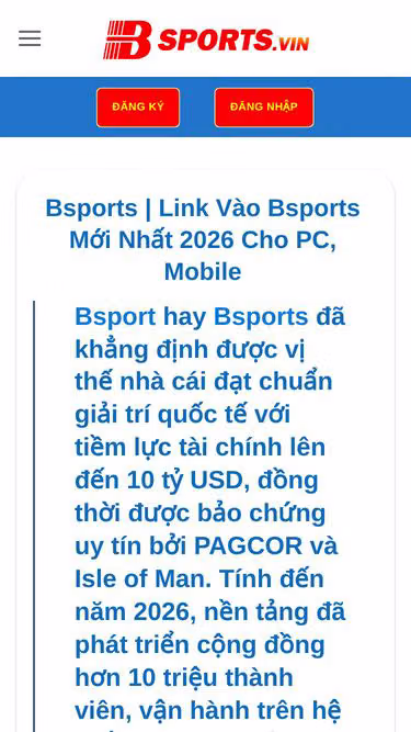 Screenshot of bsport.how