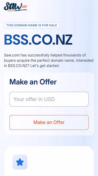 Screenshot of bss.co.nz