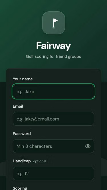 Screenshot of btb.golf