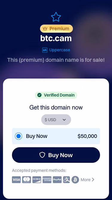 Screenshot of btc.cam