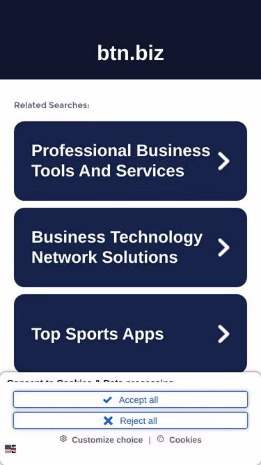 Screenshot of btn.biz