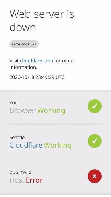 Screenshot of bub.my.id