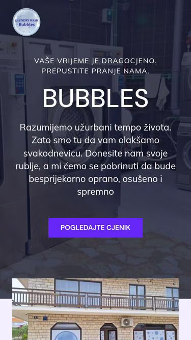 Screenshot of bubbles.hr
