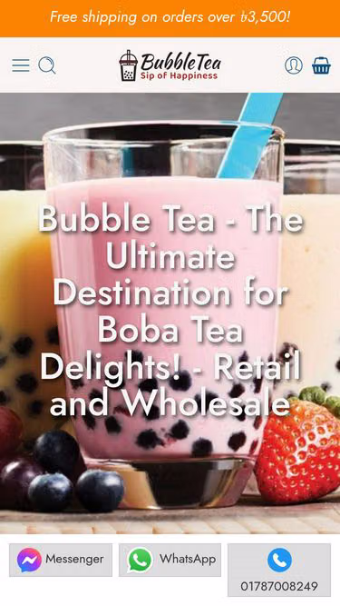 Screenshot of bubbletea.bd