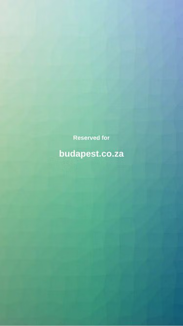 Screenshot of budapest.co.za