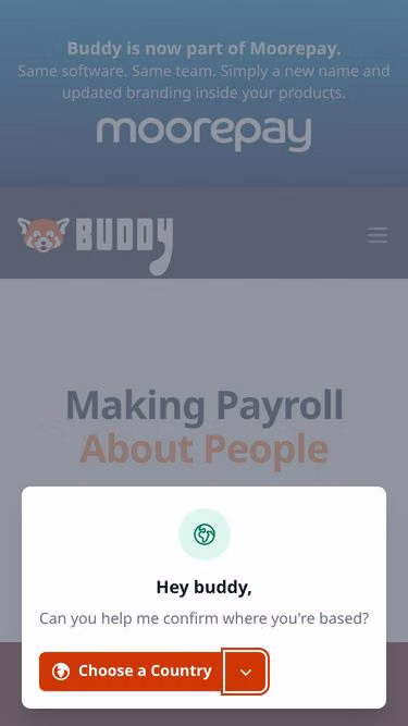 Screenshot of buddy.hr