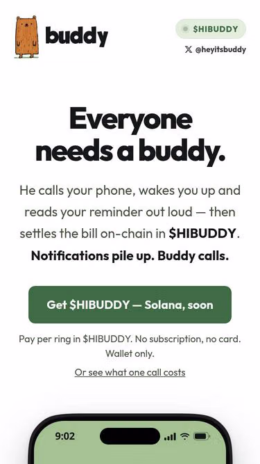 Screenshot of buddy.lat